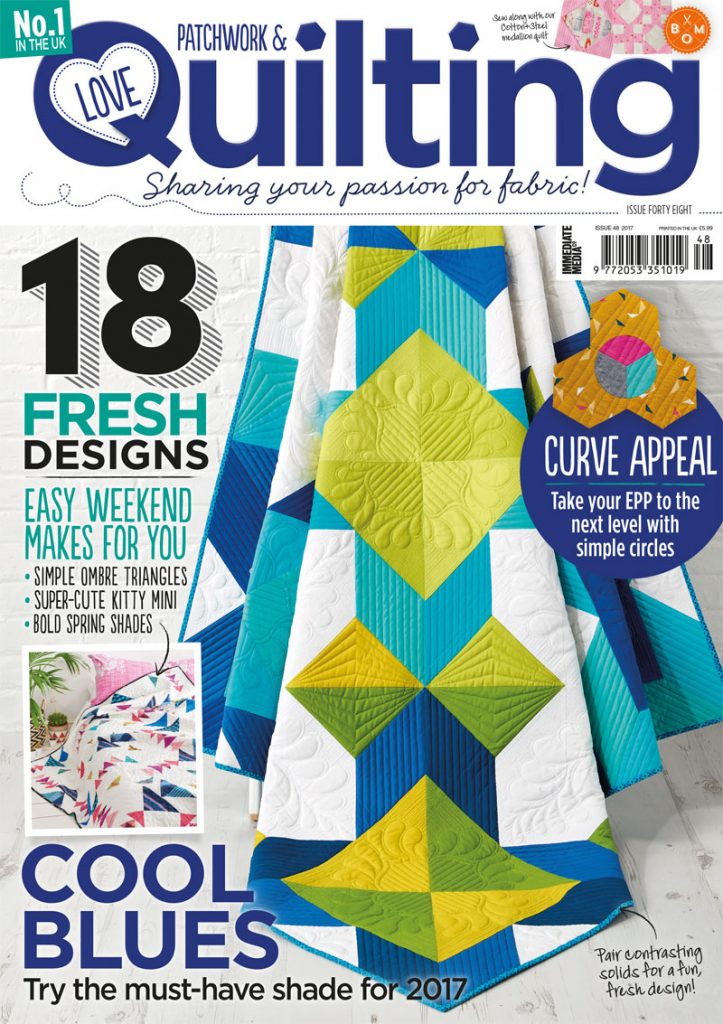 A magazine cover with different designs on it.