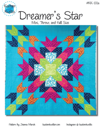 A quilt with the words dreamer 's star on it.