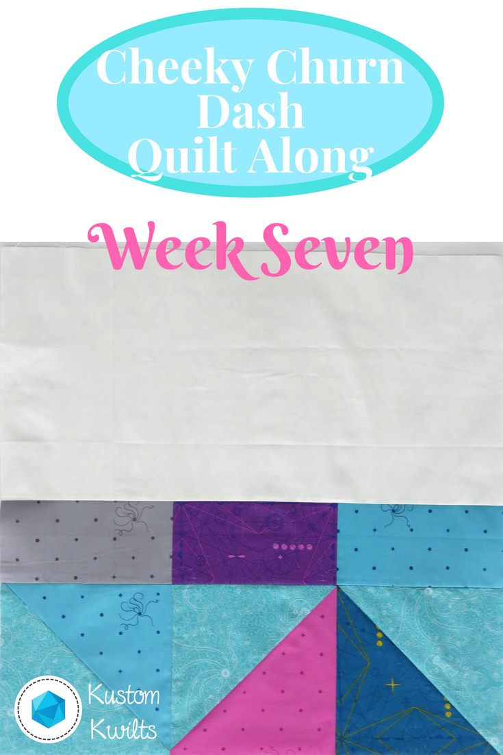 A quilt along week seven is here to share.