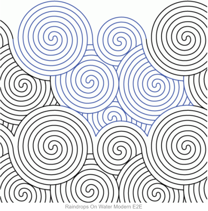 A group of spirals that are in the shape of clouds.