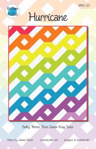 A colorful pattern of squares and lines on a white background.