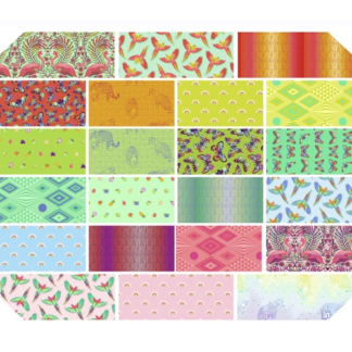 A collage of different colors and patterns.
